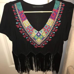 Boho crop top
